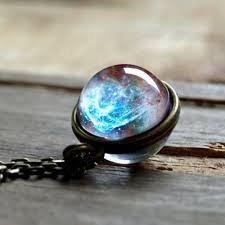 Nebula Galaxy Double Sided Pendant Universe