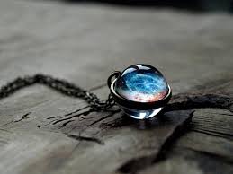 Nebula Galaxy Double Sided Pendant Universe