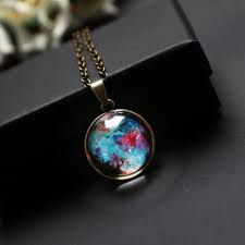 Nebula Galaxy Double Sided Pendant Universe