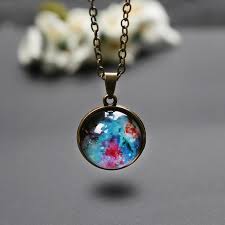 Nebula Galaxy Double Sided Pendant Universe
