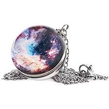 Nebula Galaxy Double Sided Pendant Universe